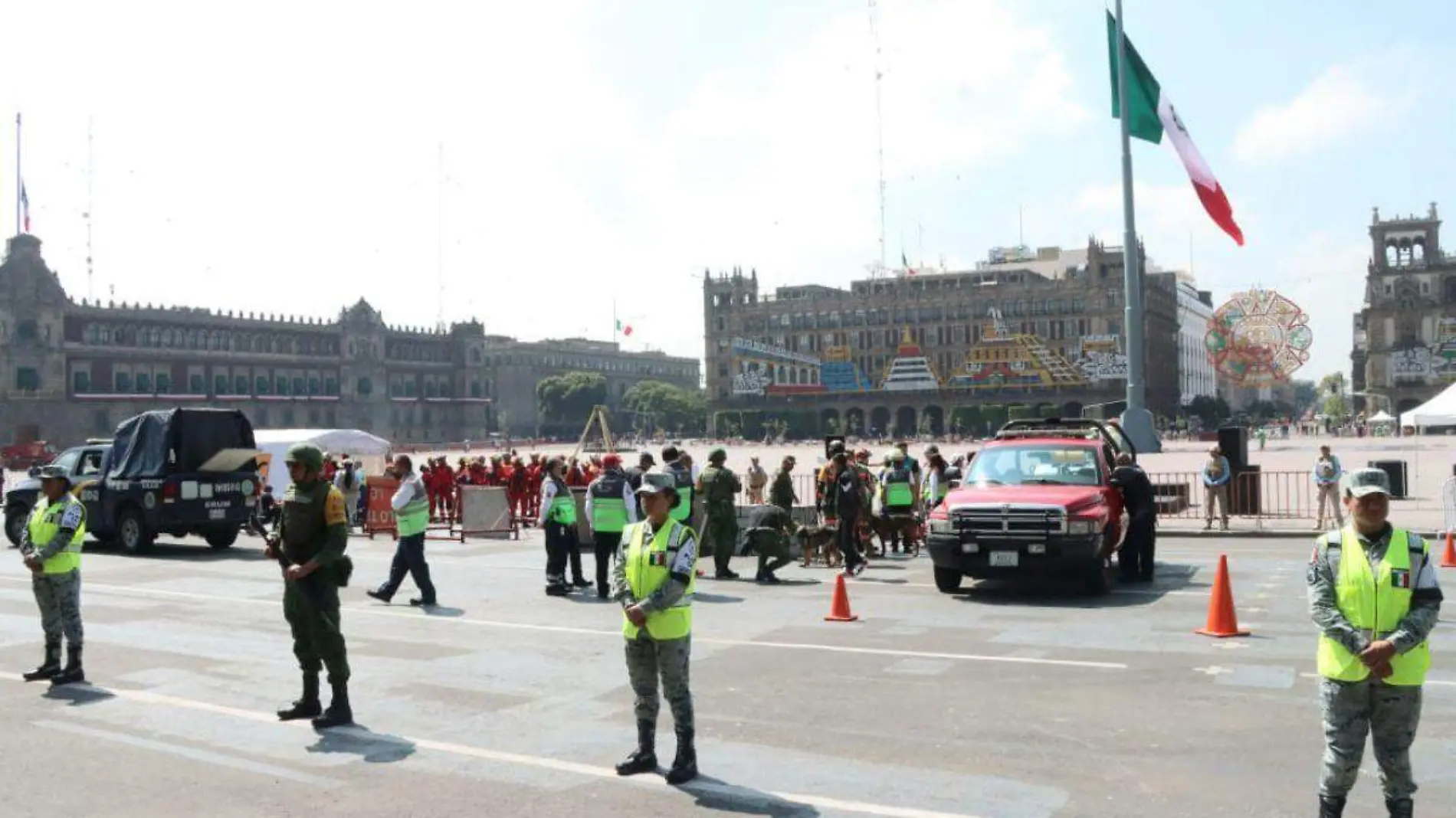 Simulacro nacional_Zocalo